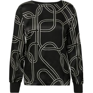 s.Oliver BLACK LABEL satin långärmad tröja, 99a3, 46 s.Oliver BLACK LABEL satin långärmad tröja, 99a3, 46