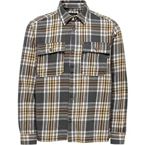 Only & Sons ONLY&SONS ONSSCOTT LS Check flanellövertröja, skjorta, grå pinstripe, M, Grå kritstreck, M Only & Sons ONLY&SONS ONSSCOTT LS Check flanellövertröja, skjorta, grå pinstripe, M, Grå kritstreck, M