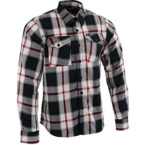 NexGen Herr Mng11625.130 MNG11625 BLK/WHT långärmad flanell, svart/vit/röd, stor, Svart/Vit/Röd, L NexGen Herr Mng11625.130 MNG11625 BLK/WHT långärmad flanell, svart/vit/röd, stor, Svart/Vit/Röd, L