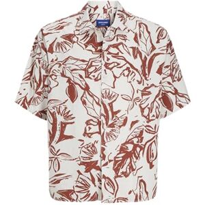 JACK & JONES Jorparos Aop Oversized skjorta Ss, Molndansare, XS JACK & JONES Jorparos Aop Oversized skjorta Ss, Molndansare, XS