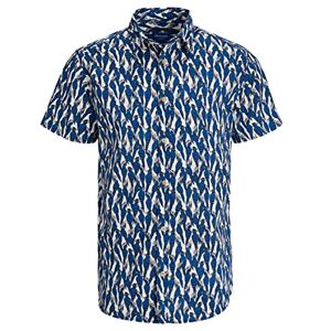 JACK & JONES Herr Jorjames Palma Conv Shirt Ss kortärmad skjorta, Molndansare, S JACK & JONES Herr Jorjames Palma Conv Shirt Ss kortärmad skjorta, Molndansare, S