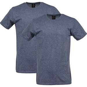 Gildan 64000 – Softstyle kortärmad t-shirt för män, Mörk ljung (2-pack), M Gildan 64000 – Softstyle kortärmad t-shirt för män, Mörk ljung (2-pack), M