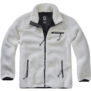 Brandit Herrjacka teddyfleece, Vit, S Brandit Herrjacka teddyfleece, Vit, S