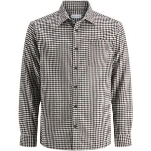 JACK & JONES Jjjames Mini Check Shirt Ls Jnr, marinblå blazer, 140 JACK & JONES Jjjames Mini Check Shirt Ls Jnr, marinblå blazer, 140