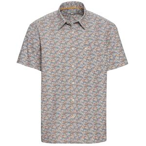 camel active Kortärmad skjorta för män med heltäckande tryck, flerfärgad, M camel active Kortärmad skjorta för män med heltäckande tryck, flerfärgad, M