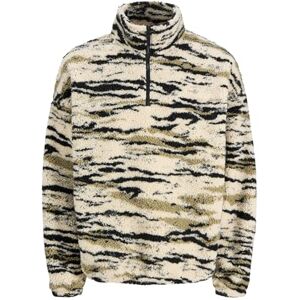 JACK & JONES Jorskin teddy halv dragkedja Hn T25, Havregryn, L JACK & JONES Jorskin teddy halv dragkedja Hn T25, Havregryn, L