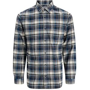 JACK & JONES Jjjames flanellskjorta för män Ls, marinblå blazer, XXL JACK & JONES Jjjames flanellskjorta för män Ls, marinblå blazer, XXL