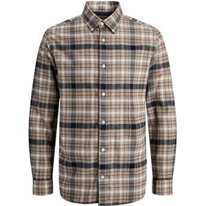 JACK & JONES Jprblubarkley Flannel X-Mas L/S Shirt Ch, Enkel mullvadsgrå, XL JACK & JONES Jprblubarkley Flannel X-Mas L/S Shirt Ch, Enkel mullvadsgrå, XL