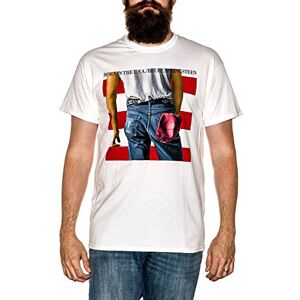 Bruce Springsteen FEA Born in The USA t-shirt för män, vit, XL Bruce Springsteen FEA Born in The USA t-shirt för män, vit, XL