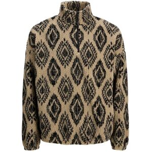 JACK & JONES Jorpaddy teddy halv dragkedja Hn T25, mocha meringue, XXL JACK & JONES Jorpaddy teddy halv dragkedja Hn T25, mocha meringue, XXL