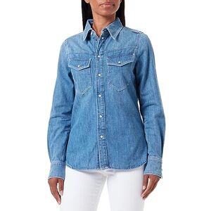 G-STAR RAW Slim denim skjorta, Blå (bleknar cricket Blue D23682-d252-d891), S G-STAR RAW Slim denim skjorta, Blå (bleknar cricket Blue D23682-d252-d891), S