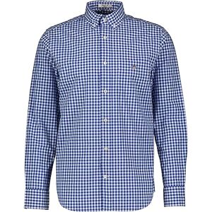 GANT Herr REG POPLIN Gingham-skjorta klassisk skjorta, collegeblå, standard, College Blue, S GANT Herr REG POPLIN Gingham-skjorta klassisk skjorta, collegeblå, standard, College Blue, S