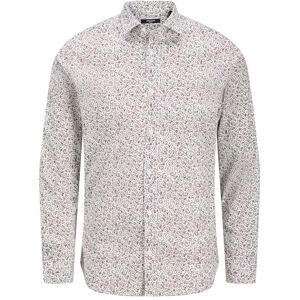 JACK & JONES Jprblablackpool Stretch AOP Ls Shirt Sn, Vit, S JACK & JONES Jprblablackpool Stretch AOP Ls Shirt Sn, Vit, S
