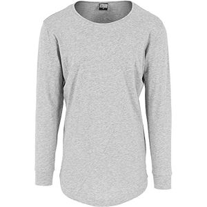 Urban Classics Män Long Shaped Fashion L/S Tee långärmad tröja för män, finns i många olika färger, storlekar S XXL, GRÅ, S Urban Classics Män Long Shaped Fashion L/S Tee långärmad tröja för män, finns i många olika färger, storlekar S XXL, GRÅ, S