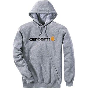 Carhartt Herrsignaturlogotyp midweight sweatshirt, Ljunggrå, XS Carhartt Herrsignaturlogotyp midweight sweatshirt, Ljunggrå, XS