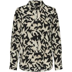 ONLY Onlnova Life Vis L/S New Grace Shirt, svart, S ONLY Onlnova Life Vis L/S New Grace Shirt, svart, S