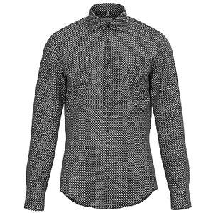 Seidensticker Silkesdekal herr slim fit långärmad skjorta, svart, 42 SE Seidensticker Silkesdekal herr slim fit långärmad skjorta, svart, 42 SE