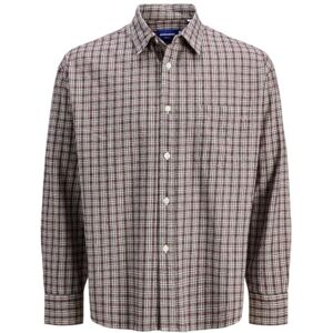 JACK & JONES Jormeadows Oversized Check Shirt Ls Pls – Plus Size, Tibetansk röd, 5XL JACK & JONES Jormeadows Oversized Check Shirt Ls Pls – Plus Size, Tibetansk röd, 5XL