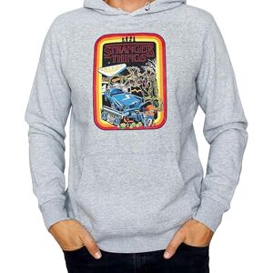 Stranger Things Unisex retro mash huvtröja tröja med huva, Heather Grey, S, Grå ljung, S Stranger Things Unisex retro mash huvtröja tröja med huva, Heather Grey, S, Grå ljung, S