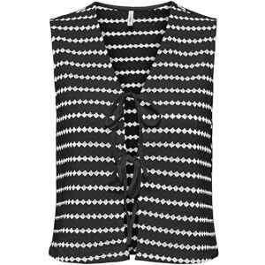 ONLY Onleva S/L kort randig väst Cs JRS, svart, XL ONLY Onleva S/L kort randig väst Cs JRS, svart, XL