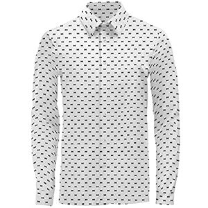 Kiosa by Matteo Bosio Unisex skjorta av bomull med italiensk krage, fluga, 40 Kiosa by Matteo Bosio Unisex skjorta av bomull med italiensk krage, fluga, 40