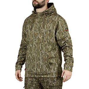 Mossy Oak Herr Camo Hunting Hoodie Performance Fleece Huvtröja, Bottomland, M Mossy Oak Herr Camo Hunting Hoodie Performance Fleece Huvtröja, Bottomland, M