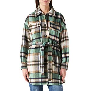 ONLY Dam Onljoan Life Check Belt Shacket OTW Jacka, Creme De Menthe/Kontroller: -, M ONLY Dam Onljoan Life Check Belt Shacket OTW Jacka, Creme De Menthe/Kontroller: -, M
