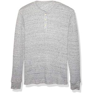 Amazon Essentials herr normal passform långärmad våffla Henley-skjorta, ljusgrå ljung, X-Large Amazon Essentials herr normal passform långärmad våffla Henley-skjorta, ljusgrå ljung, X-Large