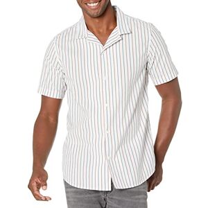Amazon Essentials mäns Slim-Fit semesterskjorta, rosa blågrön blå vertikal rand, X-Large Amazon Essentials mäns Slim-Fit semesterskjorta, rosa blågrön blå vertikal rand, X-Large