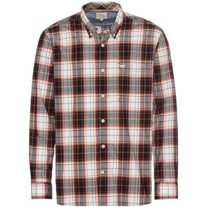 camel active Långärmad herrskjorta i rutmönster av ren bomull, Tegelröd, XL camel active Långärmad herrskjorta i rutmönster av ren bomull, Tegelröd, XL