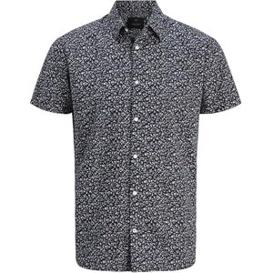 JACK & JONES Jprblåsummer Print S/S skjorta, natthimmel, XL JACK & JONES Jprblåsummer Print S/S skjorta, natthimmel, XL