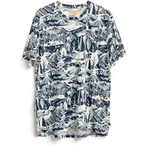 Fjällräven Wool CaliSwe herr-t-shirt, marinblå/äggshell, XXL, Navy/äggskal, XXL Fjällräven Wool CaliSwe herr-t-shirt, marinblå/äggshell, XXL, Navy/äggskal, XXL