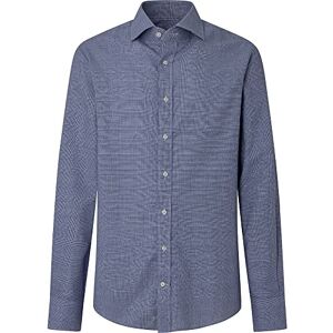 Hackett London Herr strch flanell Glen CK skjorta, blå/vit, 39 Hackett London Herr strch flanell Glen CK skjorta, blå/vit, 39