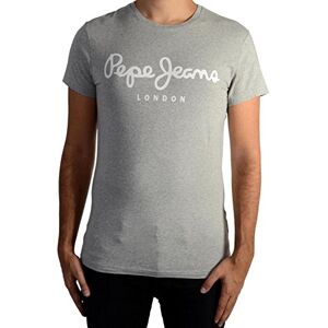 Pepe Jeans Original Stretch T-shirt Herr Slim Fit Kortärmad, Grå Marl, L Pepe Jeans Original Stretch T-shirt Herr Slim Fit Kortärmad, Grå Marl, L