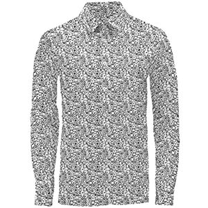 Kiosa by Matteo Bosio Unisex skjorta av bomull med italiensk krage, robot, 38 Kiosa by Matteo Bosio Unisex skjorta av bomull med italiensk krage, robot, 38