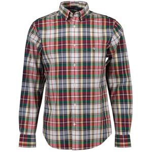 GANT REG POPLIN Tartan Check skjorta, Rubinröd, S GANT REG POPLIN Tartan Check skjorta, Rubinröd, S