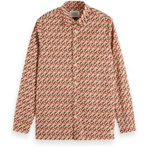 Scotch & Soda Regular fit geo-Print skjorta, Nieuw Amsterdam Ditsy Beige 260, S Scotch & Soda Regular fit geo-Print skjorta, Nieuw Amsterdam Ditsy Beige 260, S