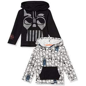 Amazon Essentials Disney Marvel Star Wars lättvikts långärmad t-shirt med huva, 2-pack, Star Wars Vader, X-Large Amazon Essentials Disney Marvel Star Wars lättvikts långärmad t-shirt med huva, 2-pack, Star Wars Vader, X-Large