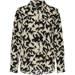 ONLY Onlnova Life Vis L/S New Grace Shirt, svart, S ONLY Onlnova Life Vis L/S New Grace Shirt, svart, S