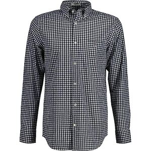 GANT Herr REG POPLIN Gingham-skjorta klassisk skjorta, svart, standard, svart, L GANT Herr REG POPLIN Gingham-skjorta klassisk skjorta, svart, standard, svart, L