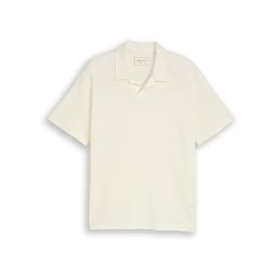 TOM TAILOR Denim 1050365 Pikétröja, 12906-ullvit, S herr TOM TAILOR Denim 1050365 Pikétröja, 12906-ullvit, S herr