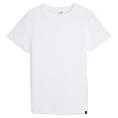PUMA Everyday Crew Neck Tee 2P, Vit, XL PUMA Everyday Crew Neck Tee 2P, Vit, XL