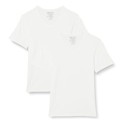 Dim T-shirt (set om 2) herr, Vitt och blått, XXL Dim T-shirt (set om 2) herr, Vitt och blått, XXL