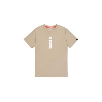 Alpha Industries Alpha Pp T-Shirt För Män Vintage Sand Alpha Industries Alpha Pp T-Shirt För Män Vintage Sand