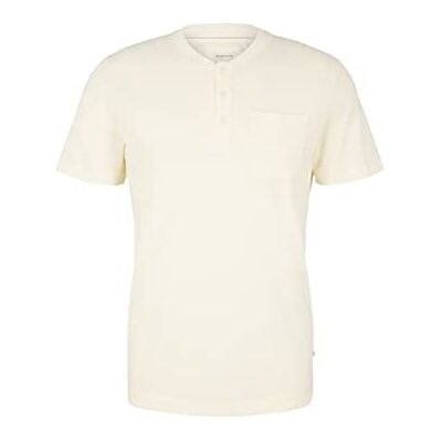 TOM TAILOR Herr T-shirt 1035639, 18592 Vintage Beige, L TOM TAILOR Herr T-shirt 1035639, 18592 Vintage Beige, L