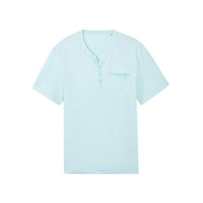 TOM TAILOR T-shirt för män, 35594 – turkosa vita ränder, M TOM TAILOR T-shirt för män, 35594 – turkosa vita ränder, M