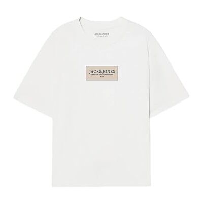 JACK & JONES Jorgreene Tee Ss Crew Neck FST, Ljus vit, M JACK & JONES Jorgreene Tee Ss Crew Neck FST, Ljus vit, M