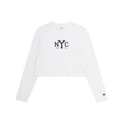 Champion Långärmad crewneck t-tröja, Ww001, L Champion Långärmad crewneck t-tröja, Ww001, L