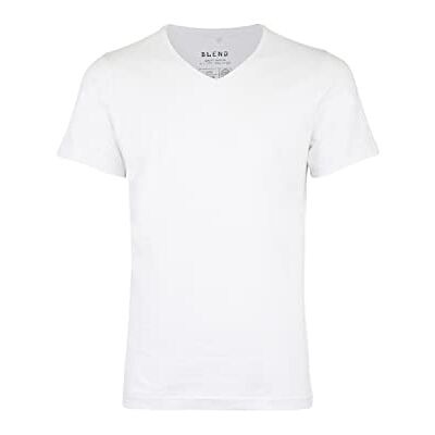 Blend T-shirt för män, 2-pack, Vit (vit 70002), M Blend T-shirt för män, 2-pack, Vit (vit 70002), M