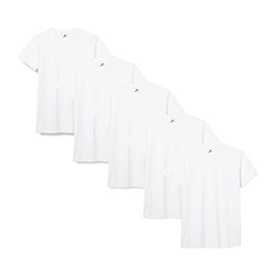Lower East T-shirt med rund hals, Herr, Vit (5-pack), XXL Lower East T-shirt med rund hals, Herr, Vit (5-pack), XXL